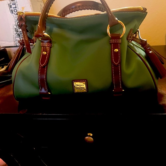 Dooney & Bourke Bags Rare Green Dooney Bourke Florentino Satchel
